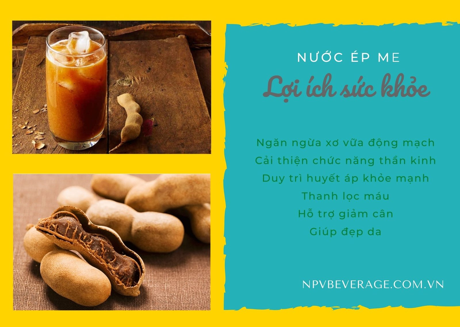 Công dụng của trái me