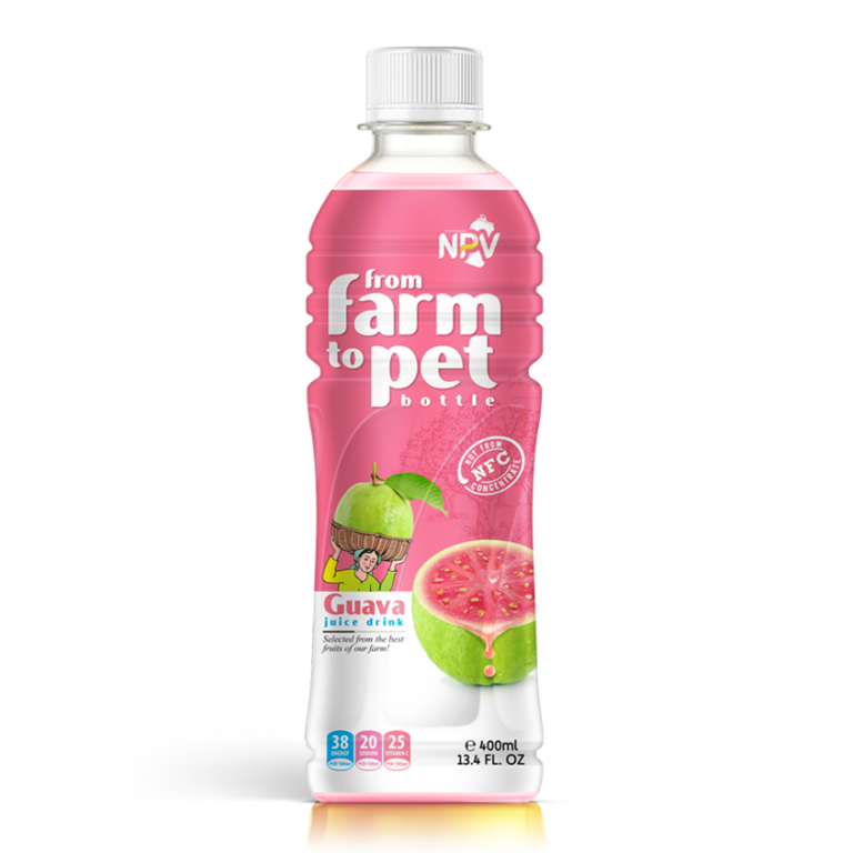 Guava Juice Drink 400ml Pet Bottle NPV Brand NPV Beverage