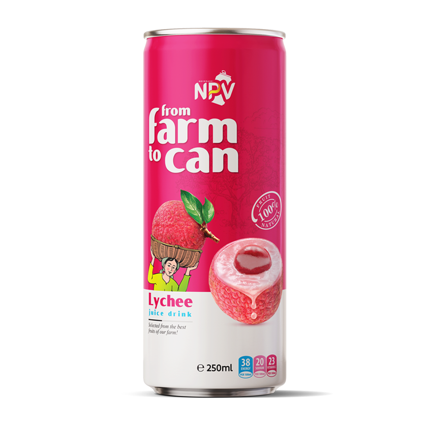 Lychee Juice Drink 250ml Can
