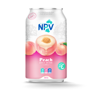 Peach juice 330ml can_NPV
