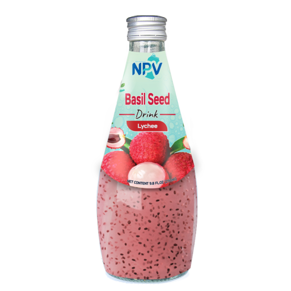 Basil Seed Drink With Lychee Flavor