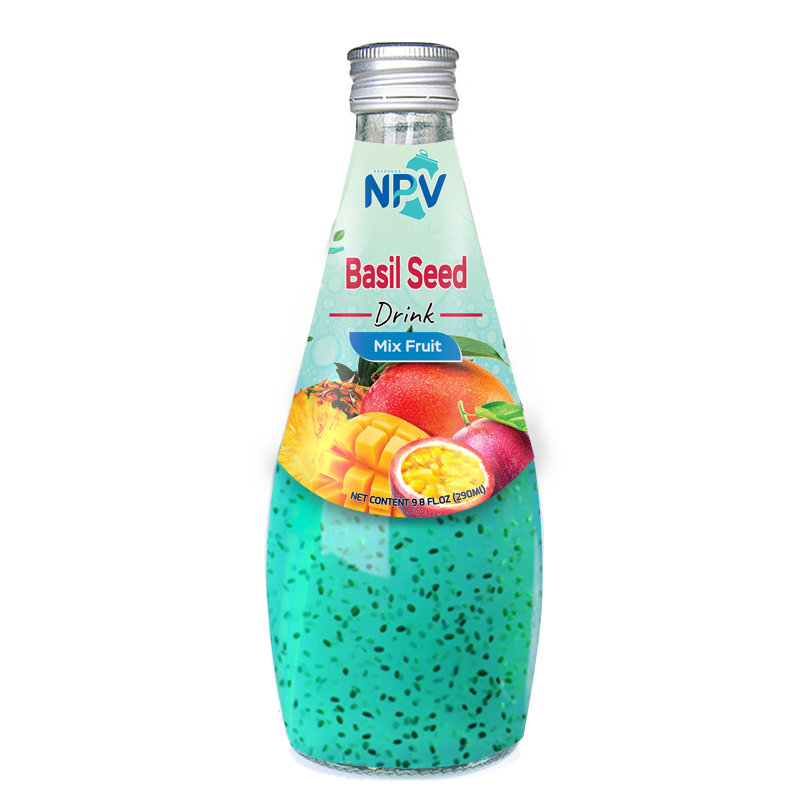 Basil Seed Drink With Mix Fruit