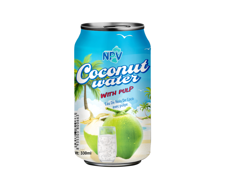 Coconut Water 330ml Can With Pulp NPV Brand NPV Beverage