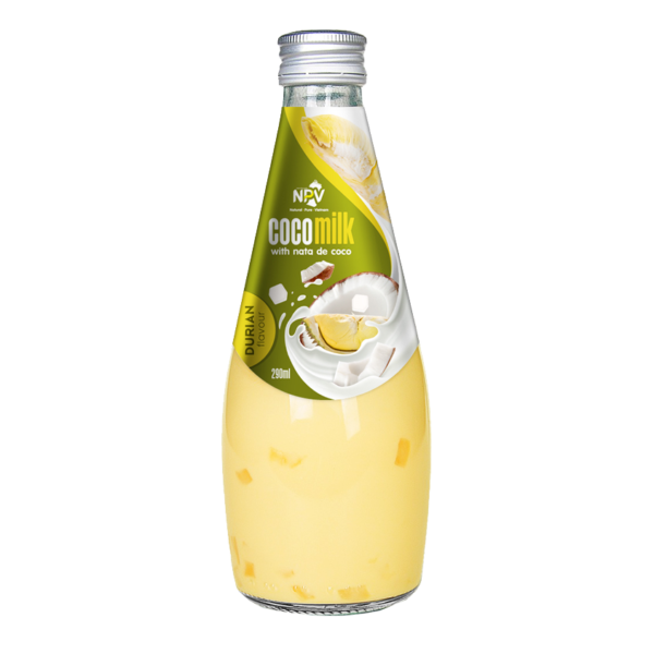 Coco Milk with nata coco 290ml Durian flavor