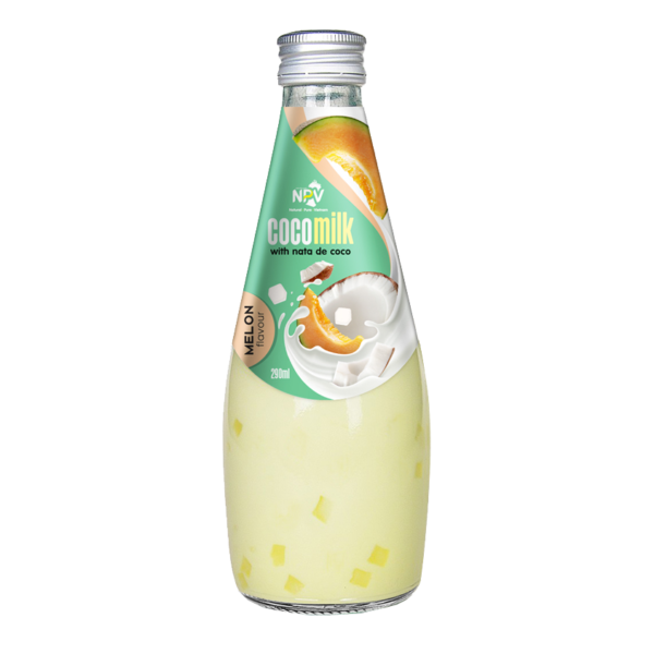 Coco Milk with nata coco 290ml melon flavor