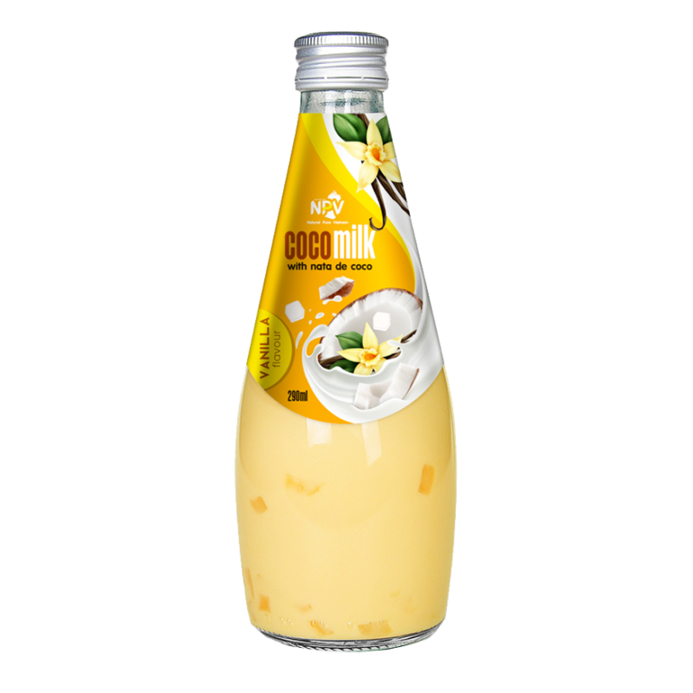 Coconut Milk Vanilla Flavor 290ml Glass Bottle NPV Brand