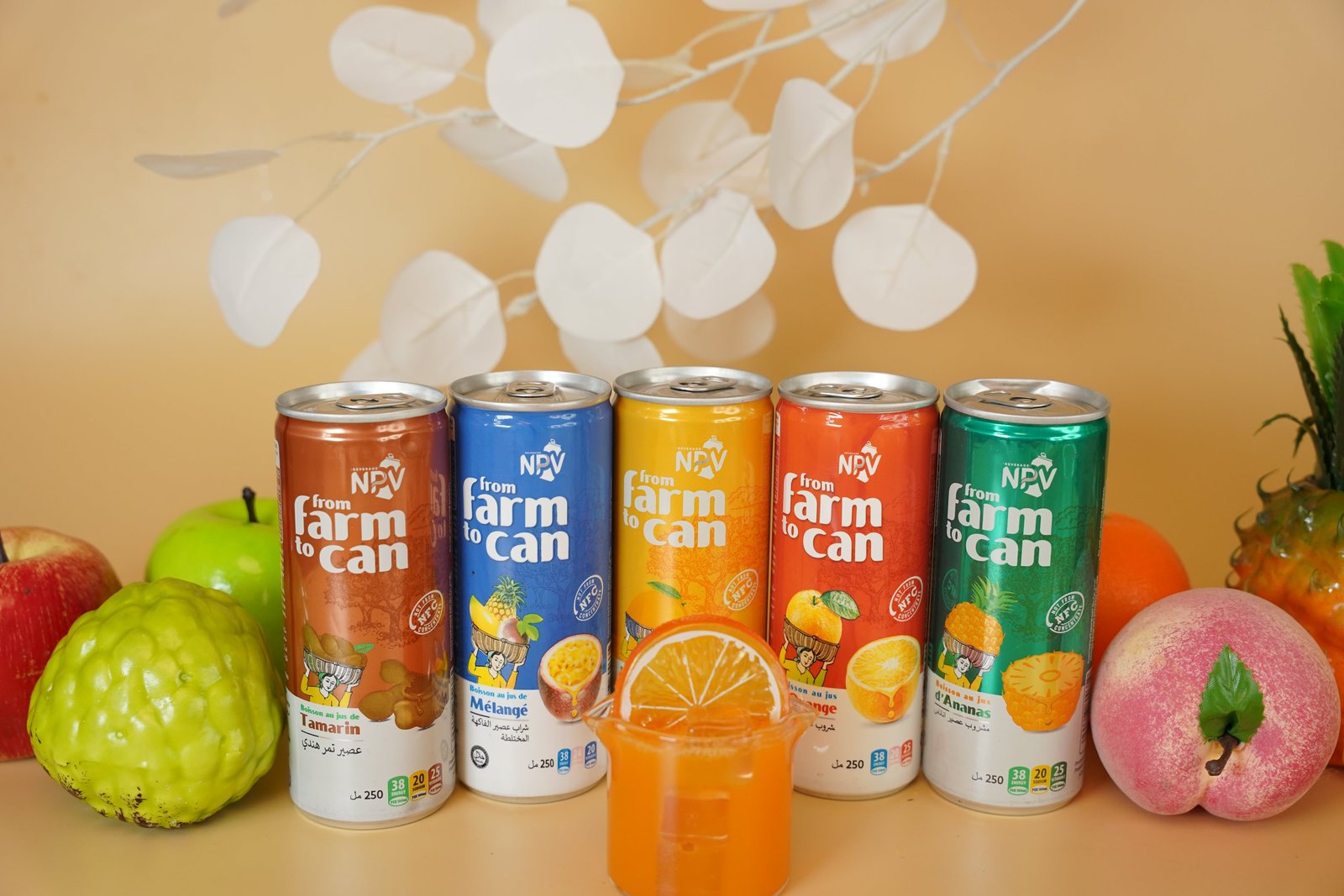 NPV Fruit Juice Drink 250ml Slim Can