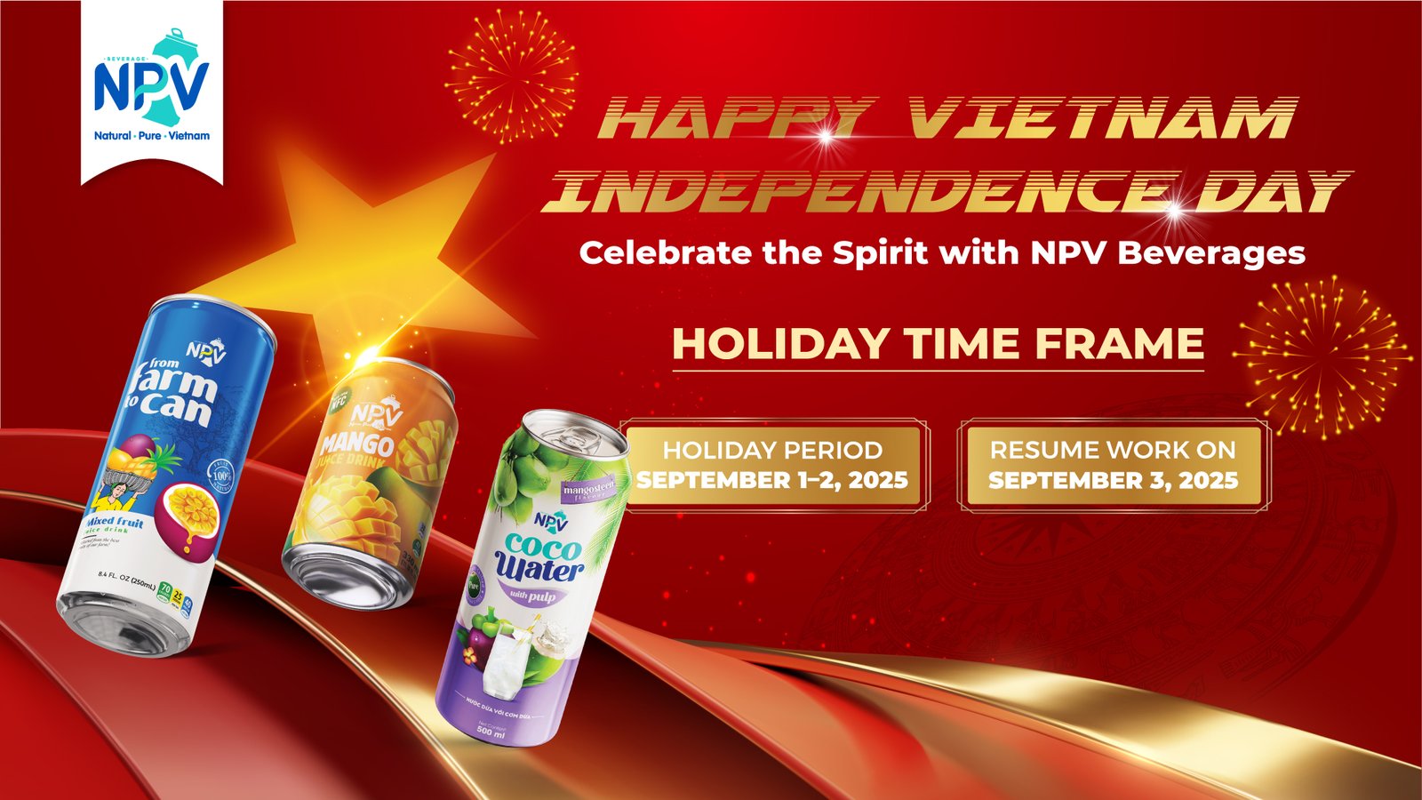 NPV Beverages Celebrates Vietnam’s National Day