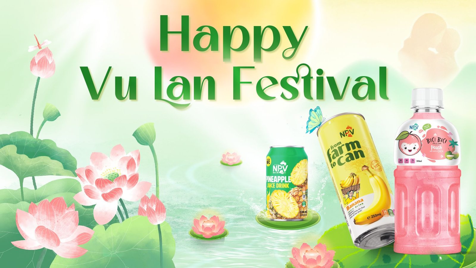 NPV Beverages – Spreading Love and Gratitude This Vu Lan Festival