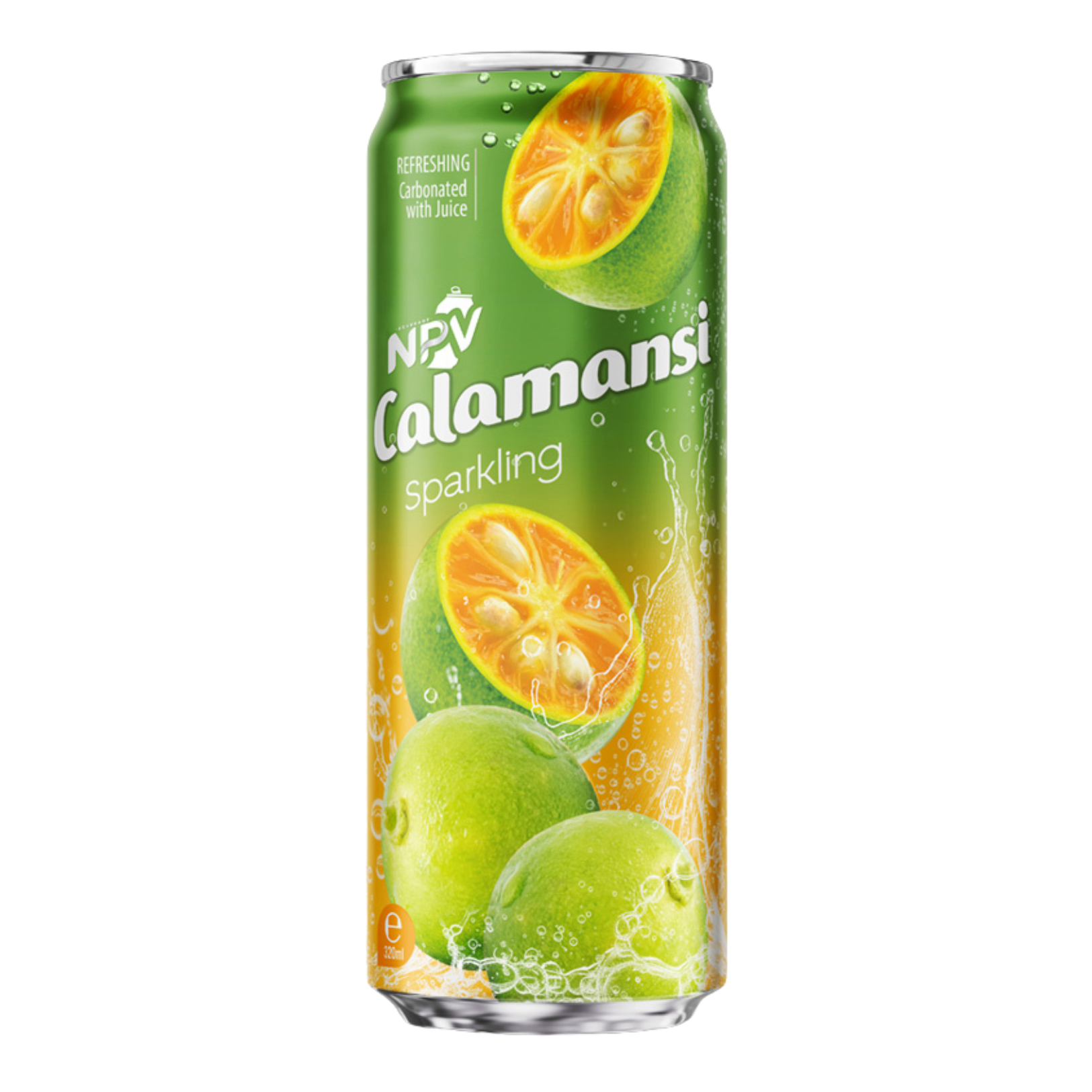 NPV Calamansi Sparkling Juice 320ml Sleek Can