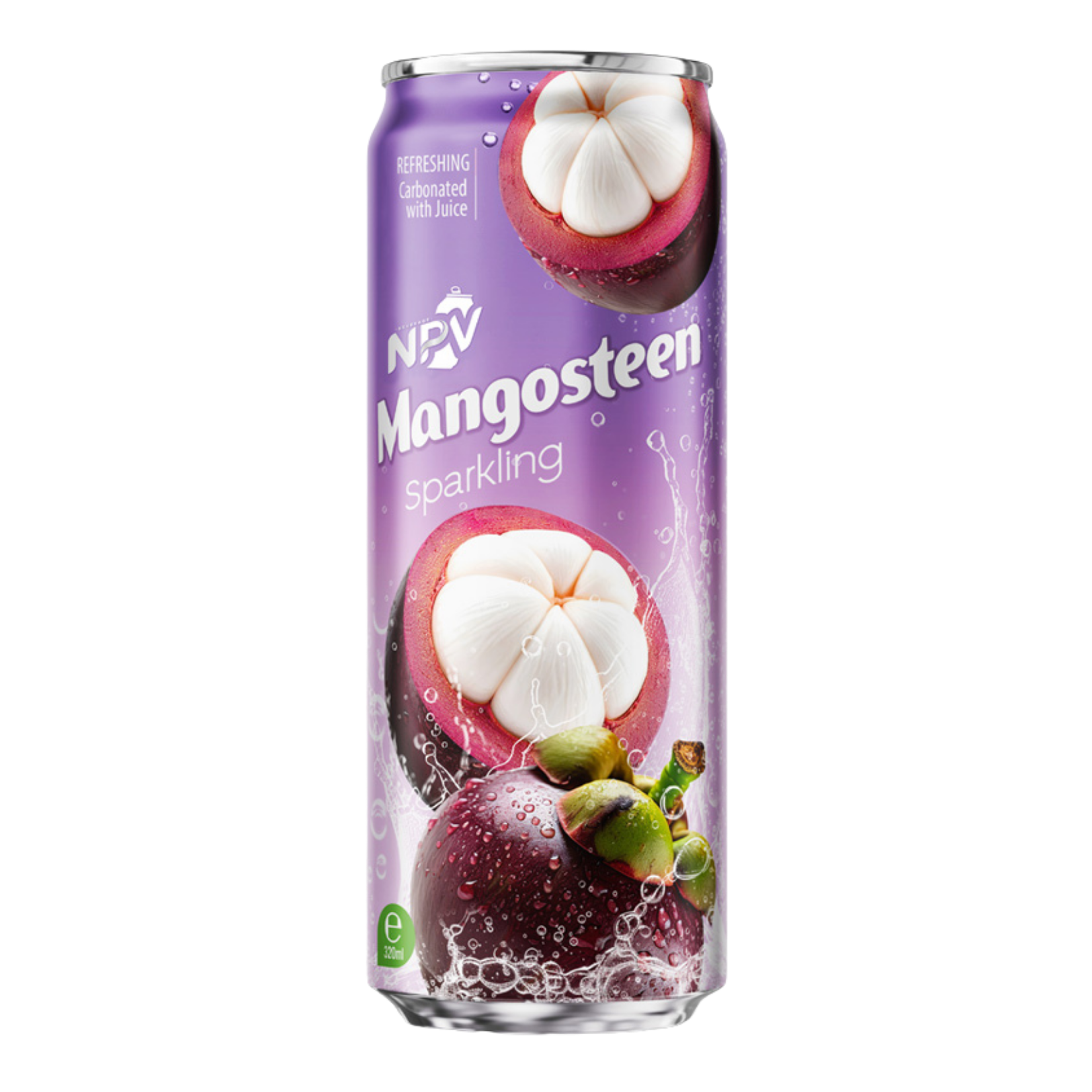NPV Mangosteen Sparkling Juice 320ml Sleek