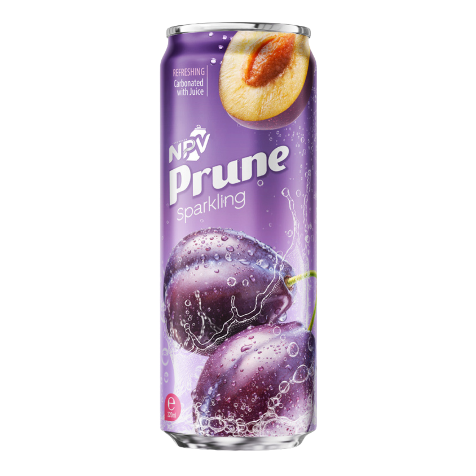 NPV Prune Sparkling Juice 320ml Sleek Can