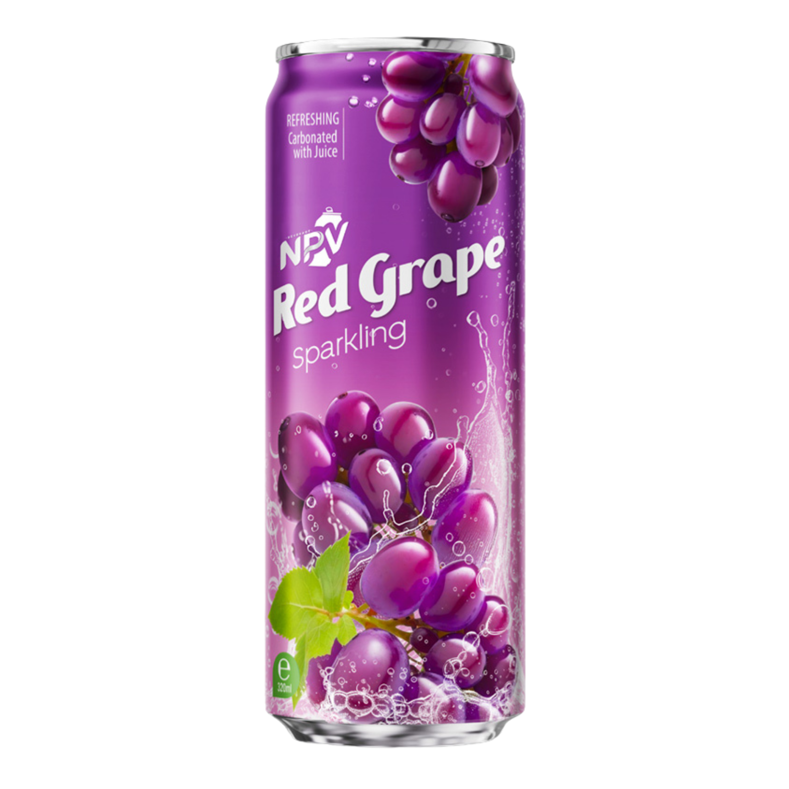 NPV Red Grape Sparkling Juice 320ml Sleek