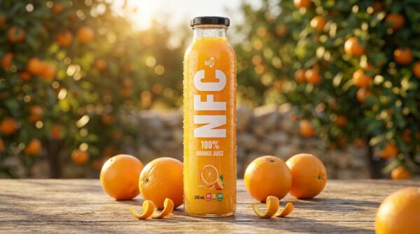 Npv Nfc Orange Juice Elevates Refreshment In Glass Bottle Packaging 