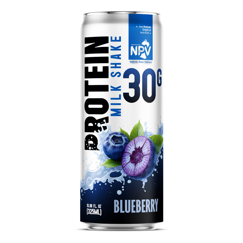30g Protein Milk Shake With Bluberry Drink 325ml (10.98 Fl Oz)