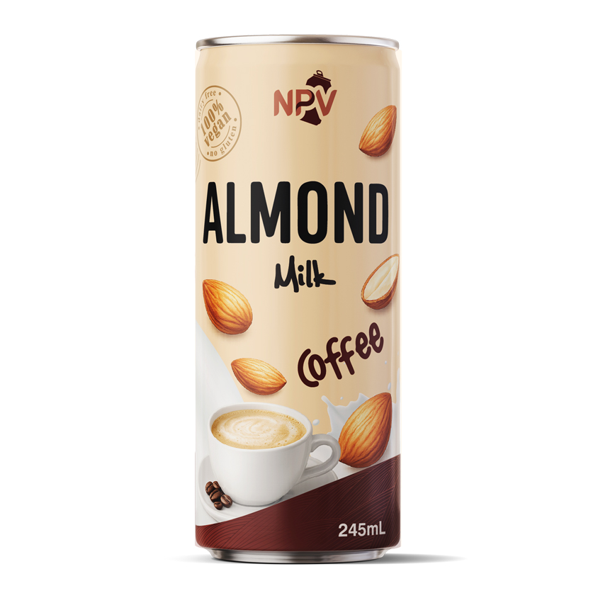 Plant Based 100% Vegan Almond Coffee Drink 250ml Cans