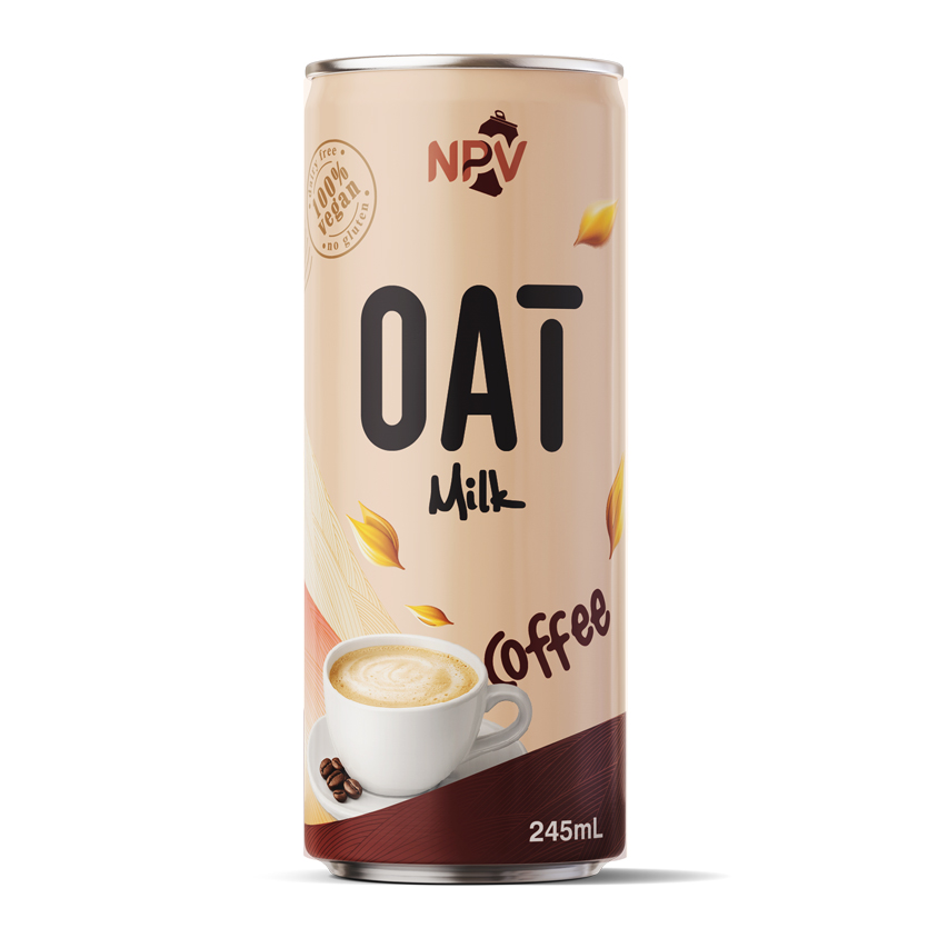Plant Based 100% Vegan OAT Milk Coffee Drink 250ml Cans