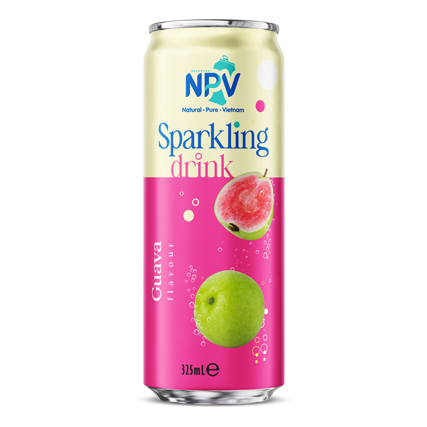 Refreshing Sparkling Drink With Guava Flavour 320ml Can