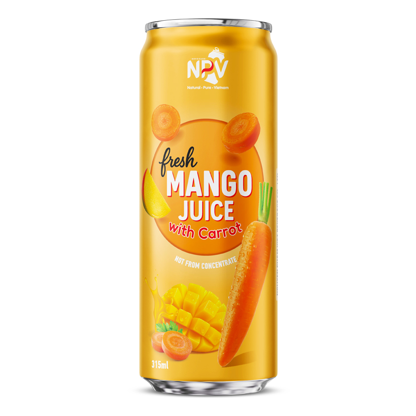 Fresh Mango Juice With Carrot Drink 320ml Cans