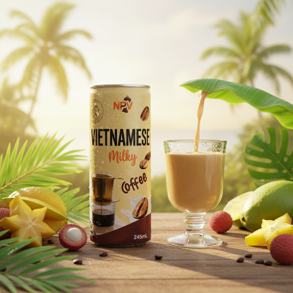 Plant Based 100% Vegan Vietnamese Milky Coffee Drink - NPV Premium Beverage