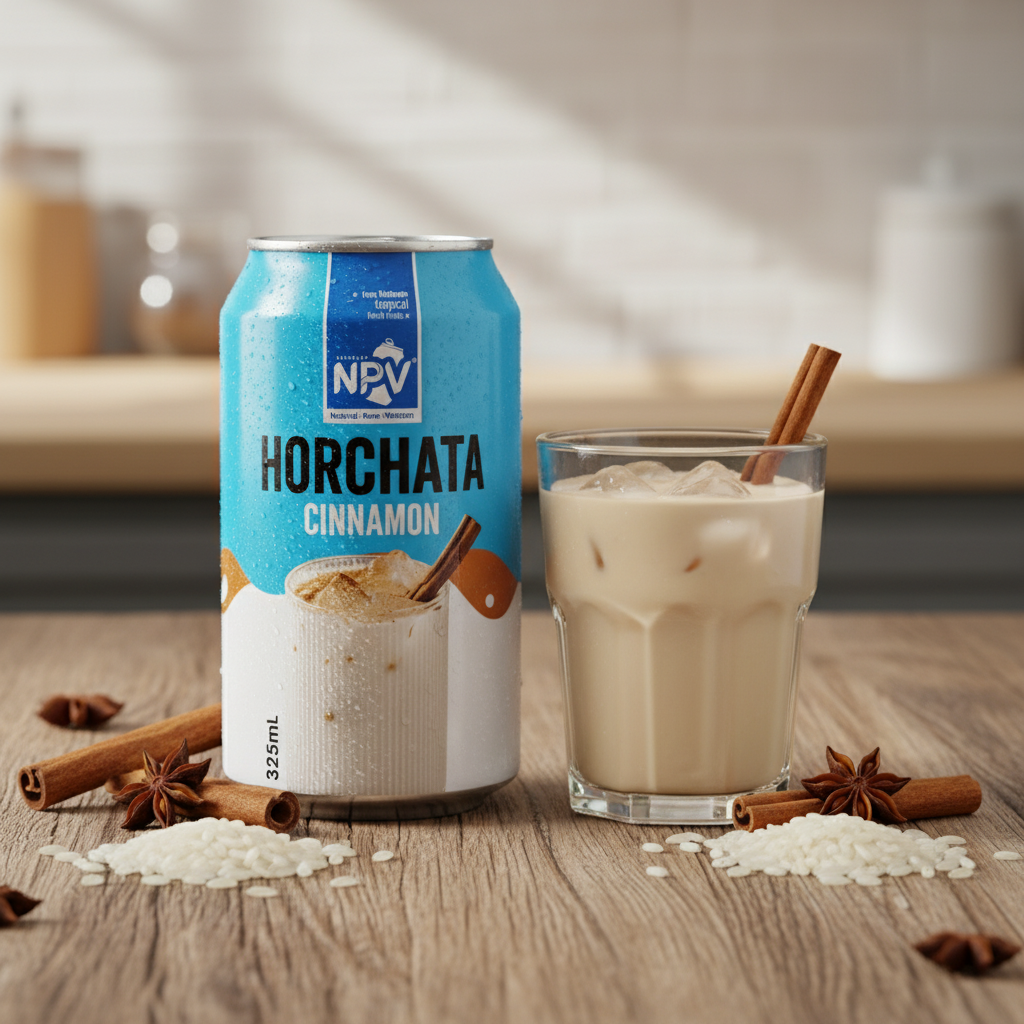 Ready To Drink Horchata Milk With Cinnamon Beverage 330ml Can - NPV Premium Beverage