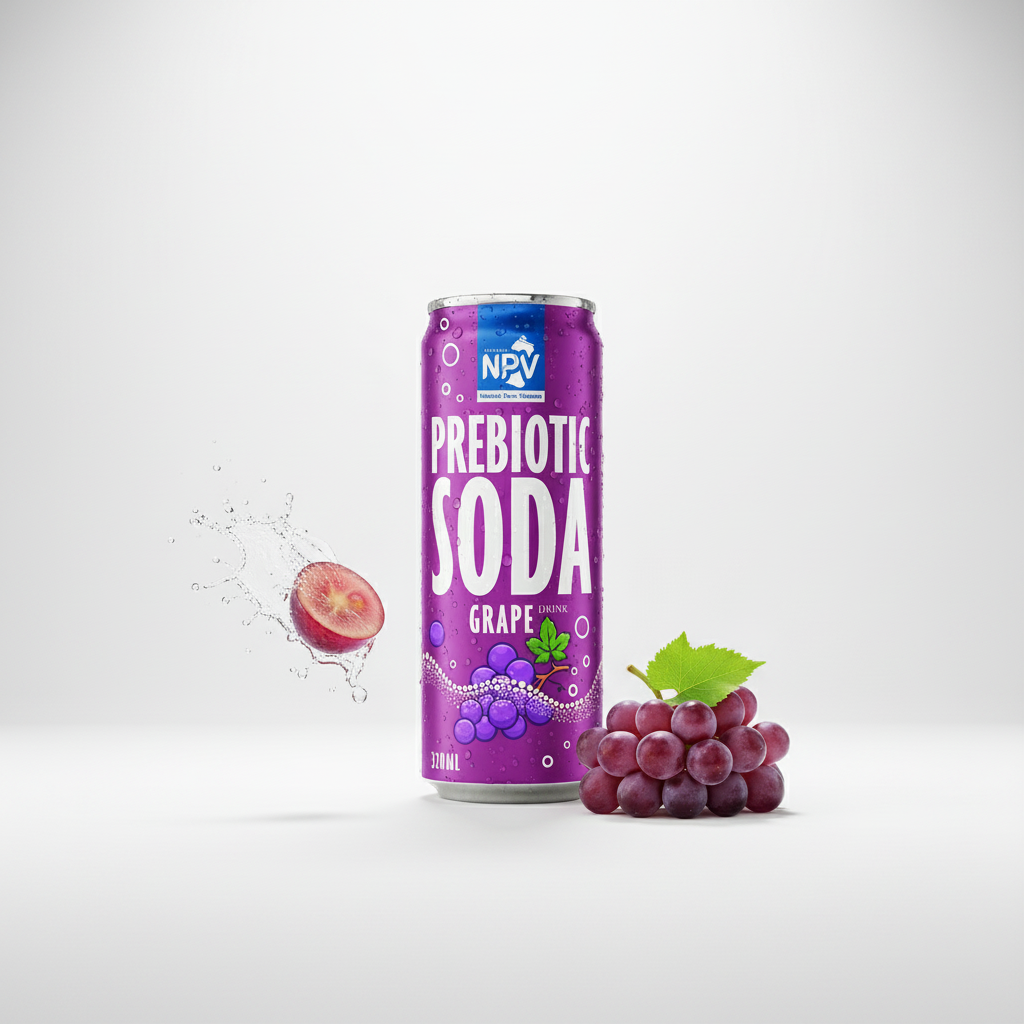Sparkling Prebiotic Grape Drink - NPV Premium Beverage