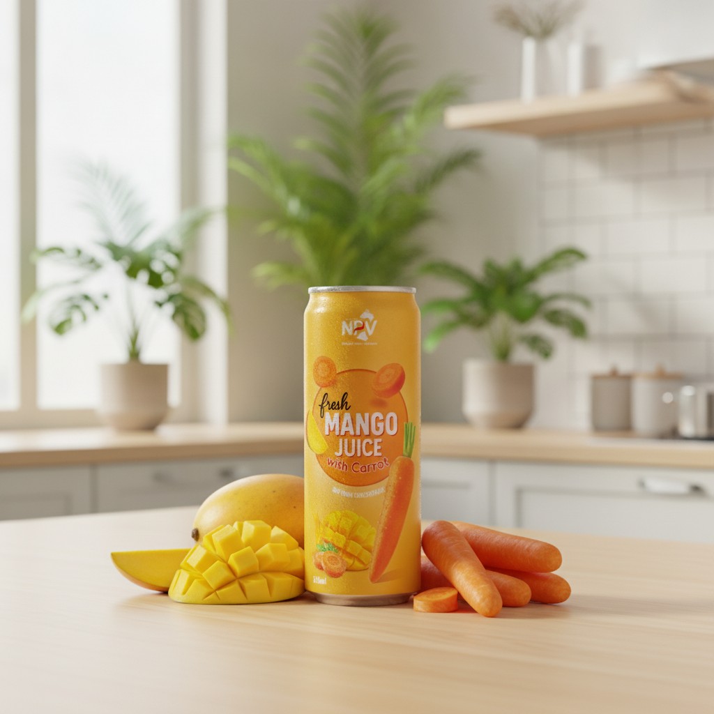 Understanding the Product: Fresh Mango Juice With Carrot Drink 320ml Cans