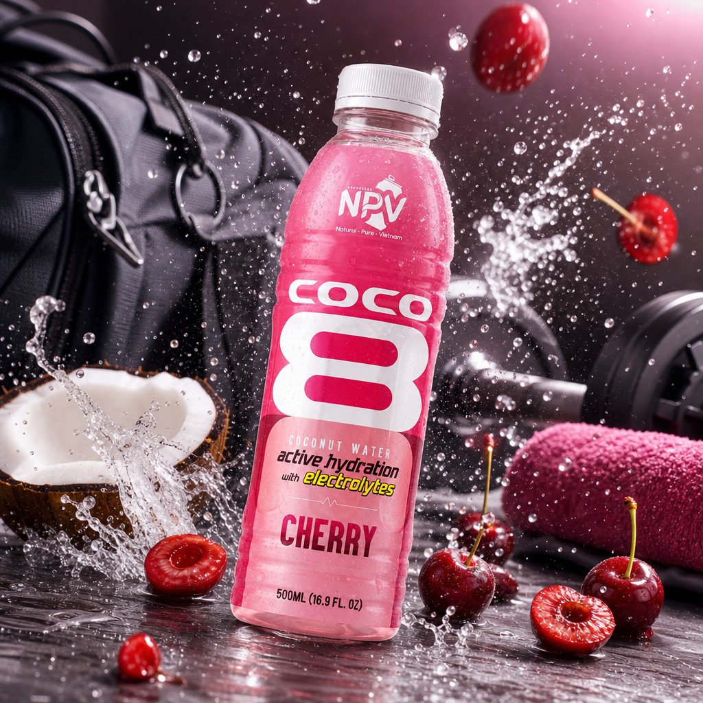 Consumer Demand Surges for Cherry Coconut Water Electrolyte Drinks - Image 1