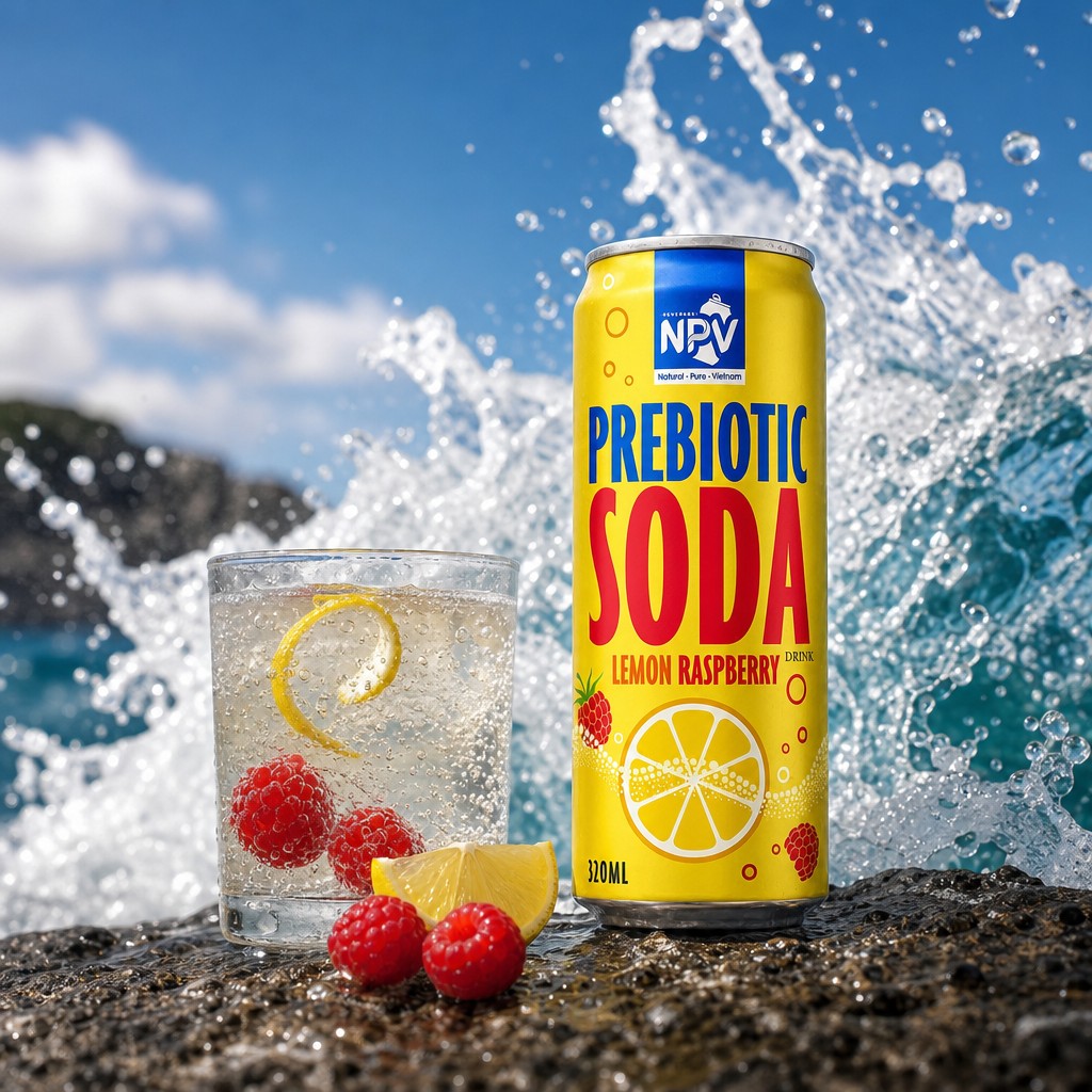 NPV Unveils Sparkling Prebiotic Lemon Raspberry Drink Redefining Low-Calorie Refreshment - Image 1