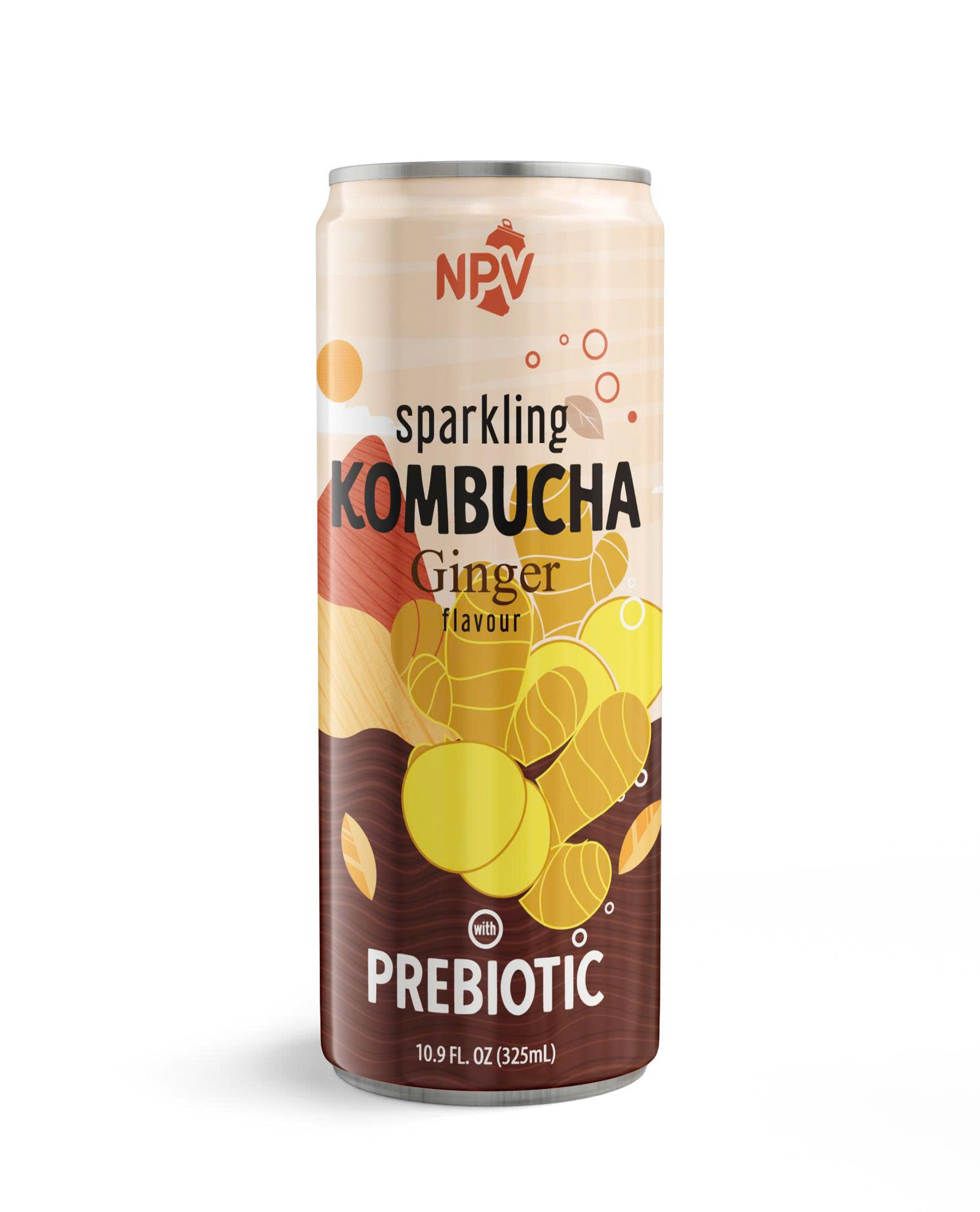 NPV Kumbucha Ginger Flavor