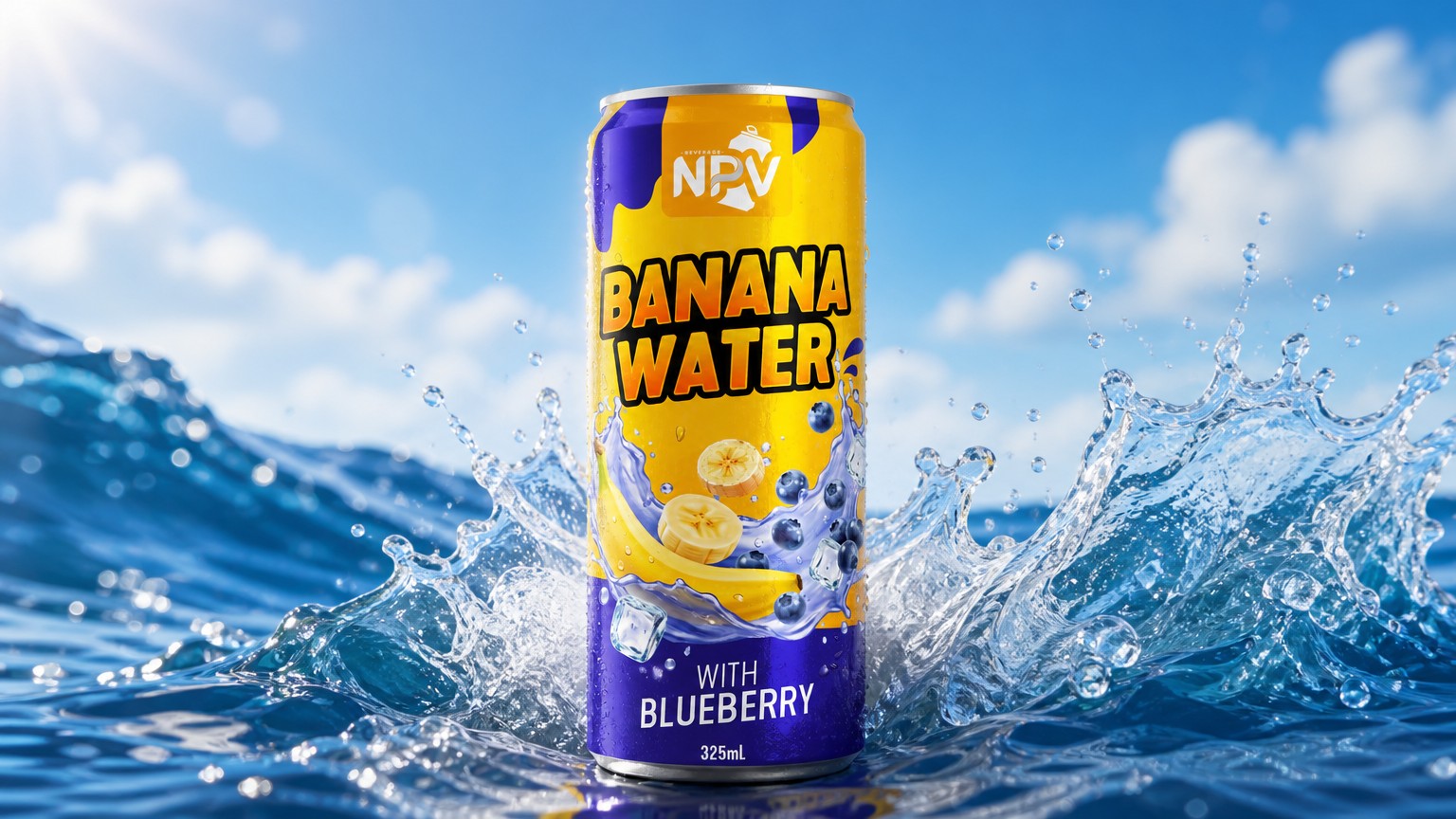 NPV banana water blueberry Poster 2