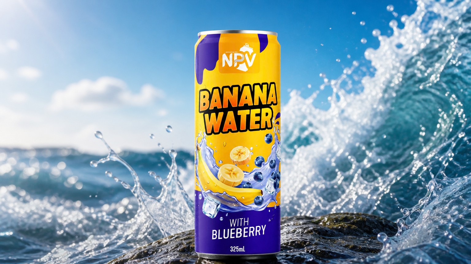 NPV banana water blueberry Poster 1