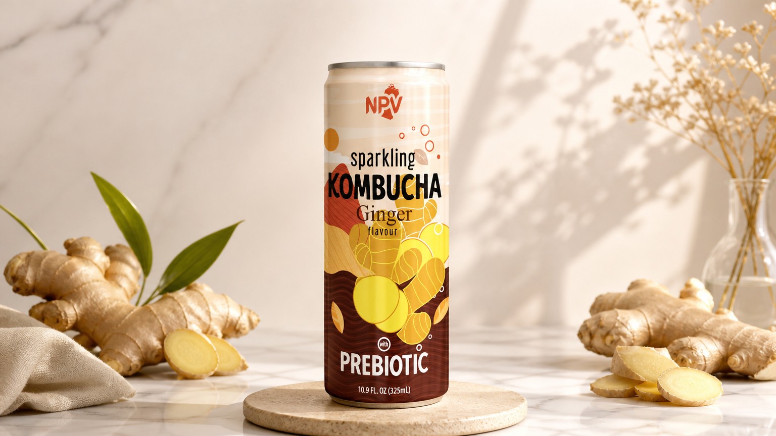 NPV Kumbucha ginger Poster 2