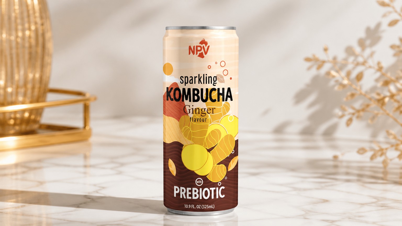 NPV Kumbucha ginger Poster 1