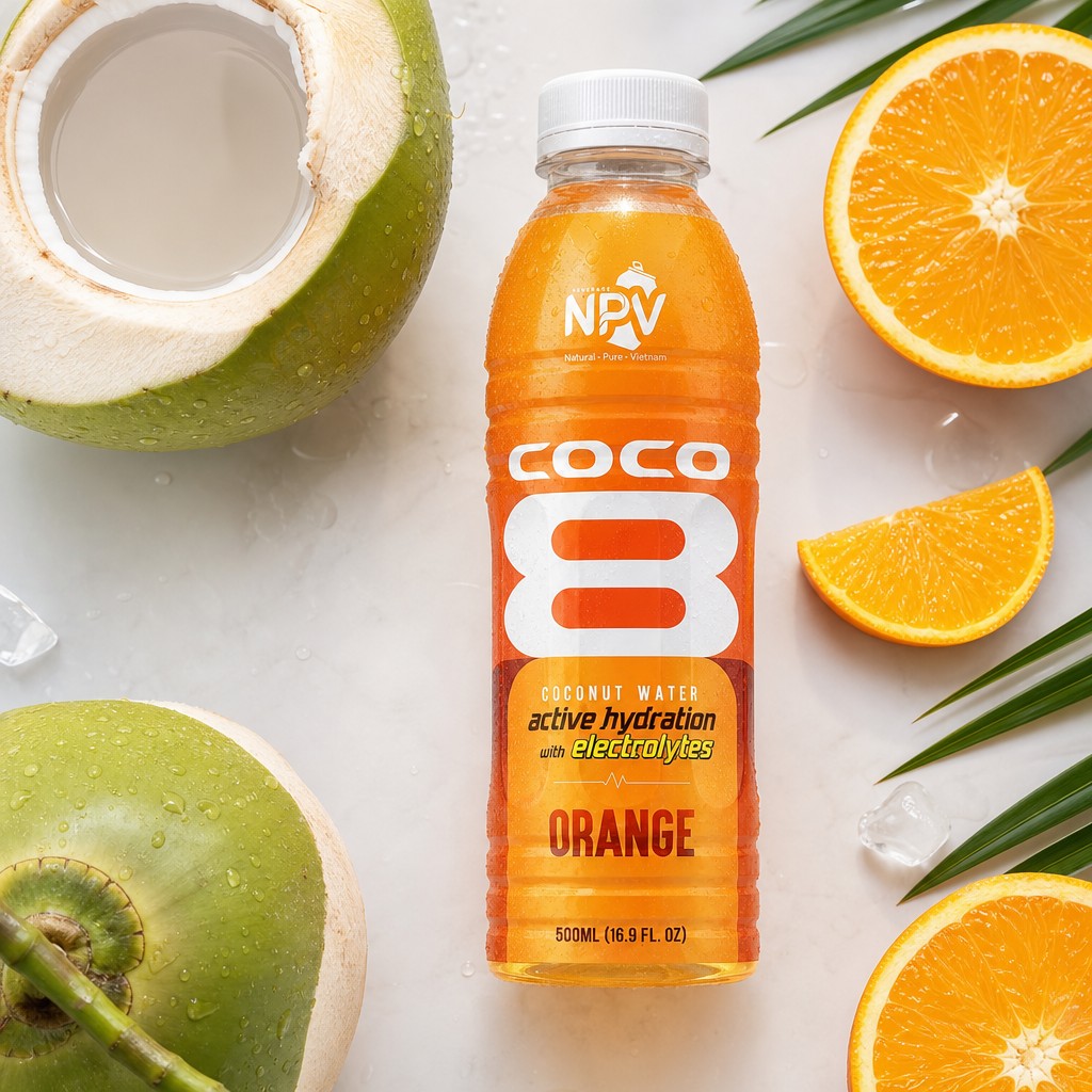 Orange Coconut Water Electrolyte Drinks Find a Global Shelf Moment - Image 1
